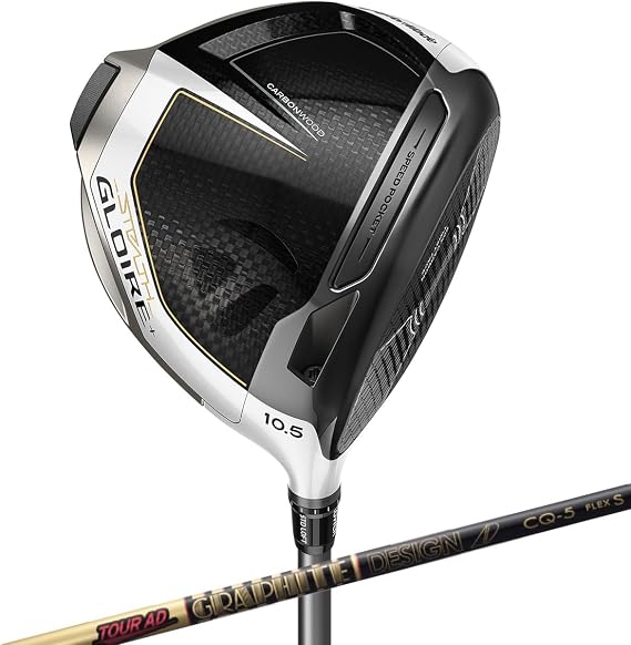 TaylorMade Tour AD CQ-5 TMSS STEALTH GLOIRE+DR Golf Club Driver, Men's Stealth Glory Plus Driver Shaft
