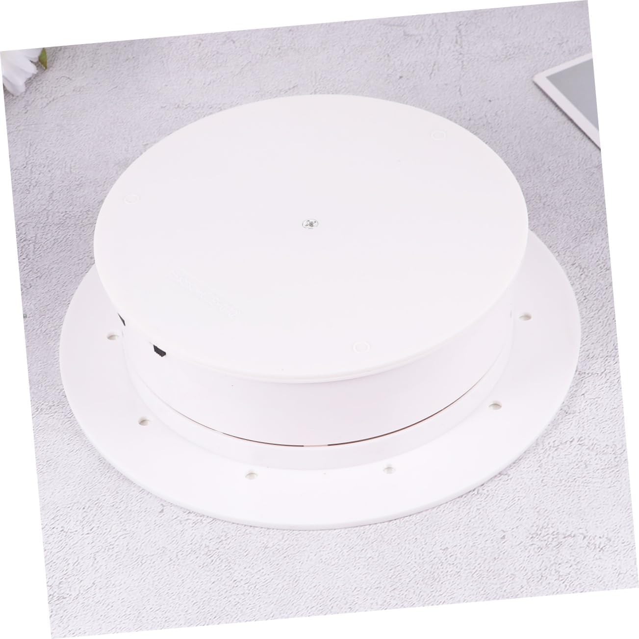 Electric Turntable Display Plate Rotating Stand for Jewelry Watch Digital Products Mirror-like Surface Capacity