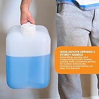 Vista 6 de Hedpak Hedpak- Carboy de plástico de 5 galones con asa, sin BPA y grado alimenticio