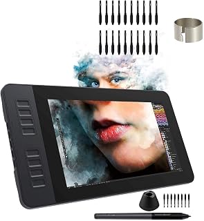 GAOMON PD1161 Pen Display & 20 Nibs- 11.6'' 8192 Tilt-Support Graphics Drawing Monitor Tablet for Digital Drawing/ 2D 3D Art/Animation/Online Teaching and Meeting