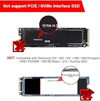 ELUTENG M2 SSD USB-C 3.1 Adapter UASP 6Gbps NGFF Ház 2280 2260 2242 2230 3