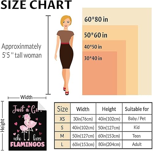 Miniatura 3 de Manta de flamenco para regalar  Manta de 60 x 80 pulgadas para mujeres y niñas, manta negra suave y mullida para cama, sofá y sala de estar