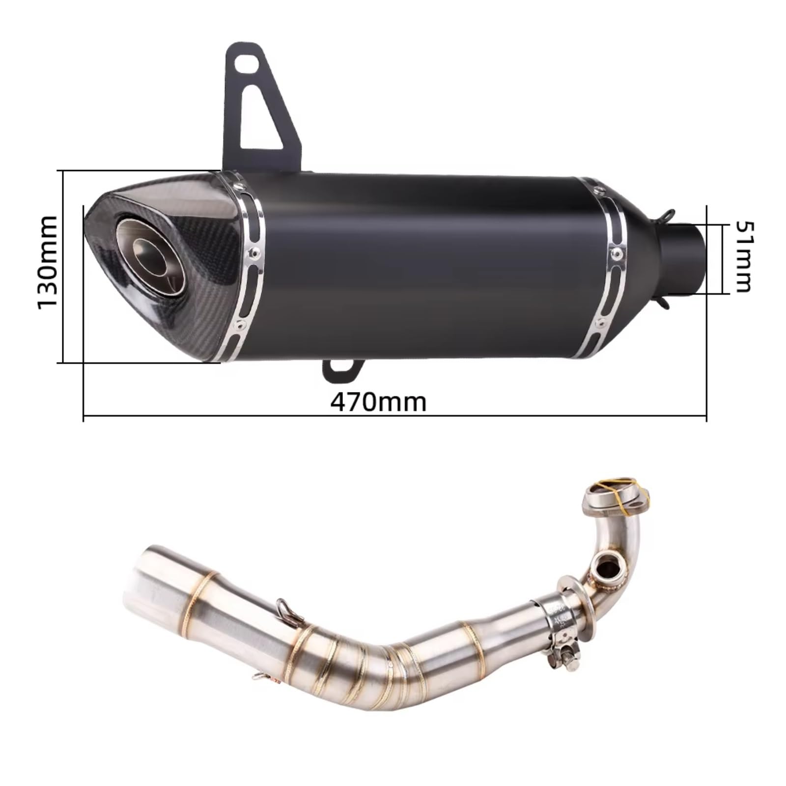 Amazon | オートバイ用ショートエキゾーストマフラー For Vespa For
