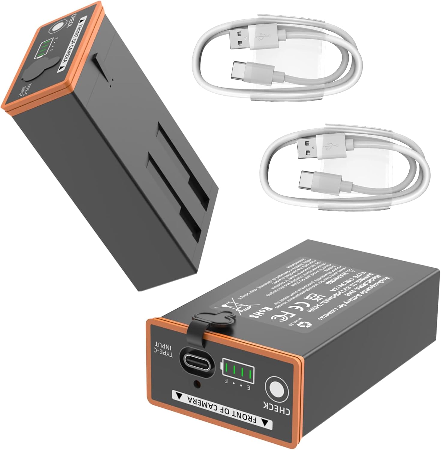 2 Pack Power Mag Rechargeable Lithium-Ion Battery Compatible with Moultrie Edge, Edge 2, Edge Pro, Edge 2 Pro, Edge 3 Series Cellular Trail Camera-Capacity 5000mAh Equivalent 18 Alkaline AA Batterias