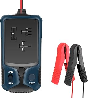 mewmewcat Testador De Relé,Testador de relé automático, verificador de bateria de 12 V, ferramenta de diagnóstico de relé de carro universal detector de tensão