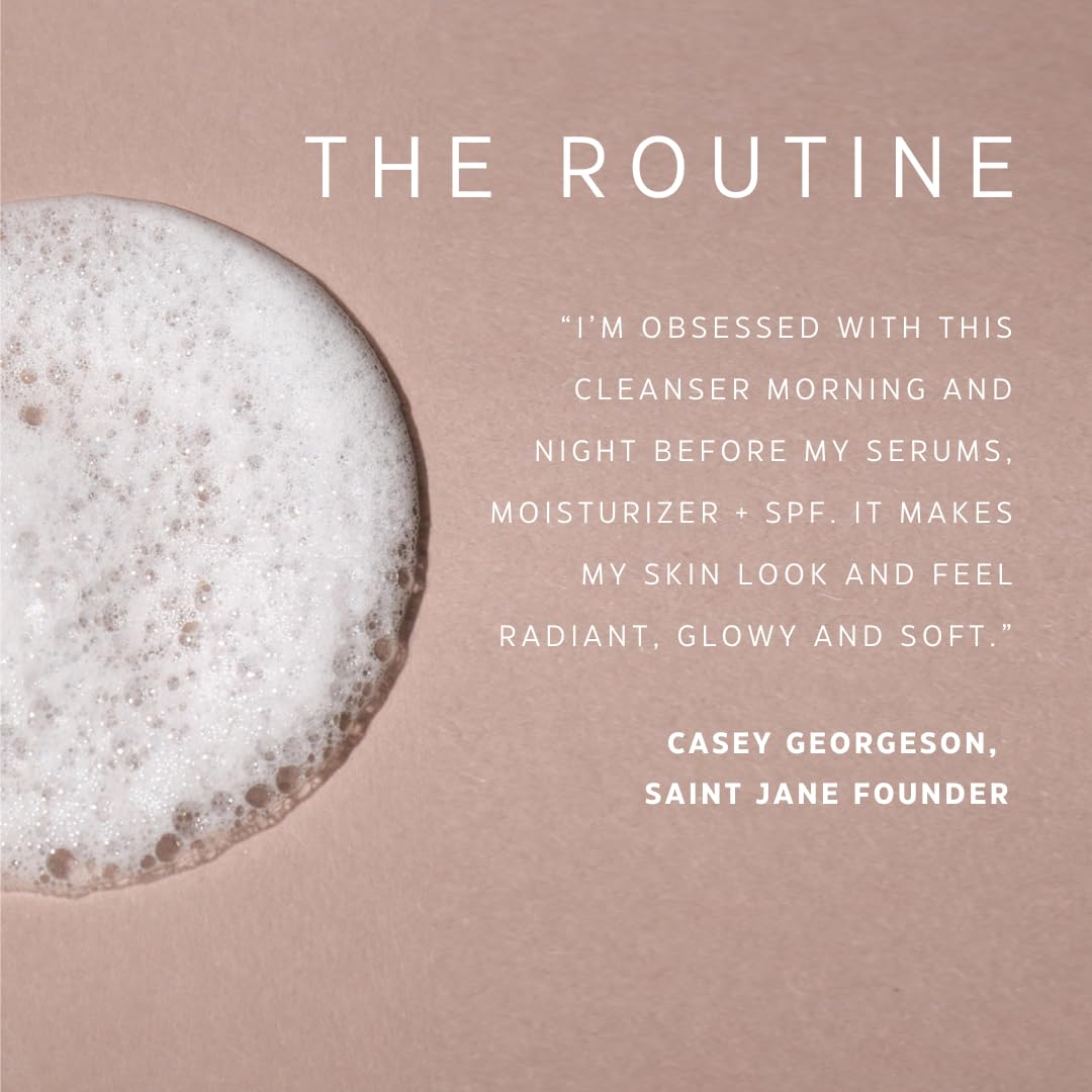 SAINT JANE Pore Clarity Cleanser, Hyaluronic + Flower Acids, 4 oz