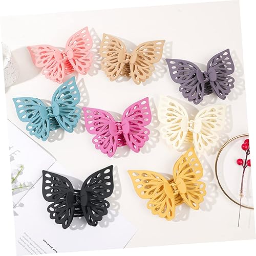 Miniatura 6 de 8 pinzas para el cabello de mariposas, pinzas grandes para mujeres y niñas, accesorios únicos para el cabello para fiestas y uso diario, pinzas