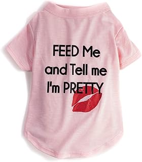 Fabdog Star Paws Dog T-Shirt – All Season Pet Clothing for Puppies, Large Dogs – Machine Washable – Sizes from 8