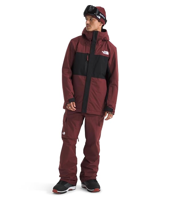 The North Face Men's Freedom Bib - Waterproof Ski & Snowboard Overalls, Non-Insulated, Adjustable Suspenders, Mesh Venting, Sumac, Medium Long by The North Face - Image 4