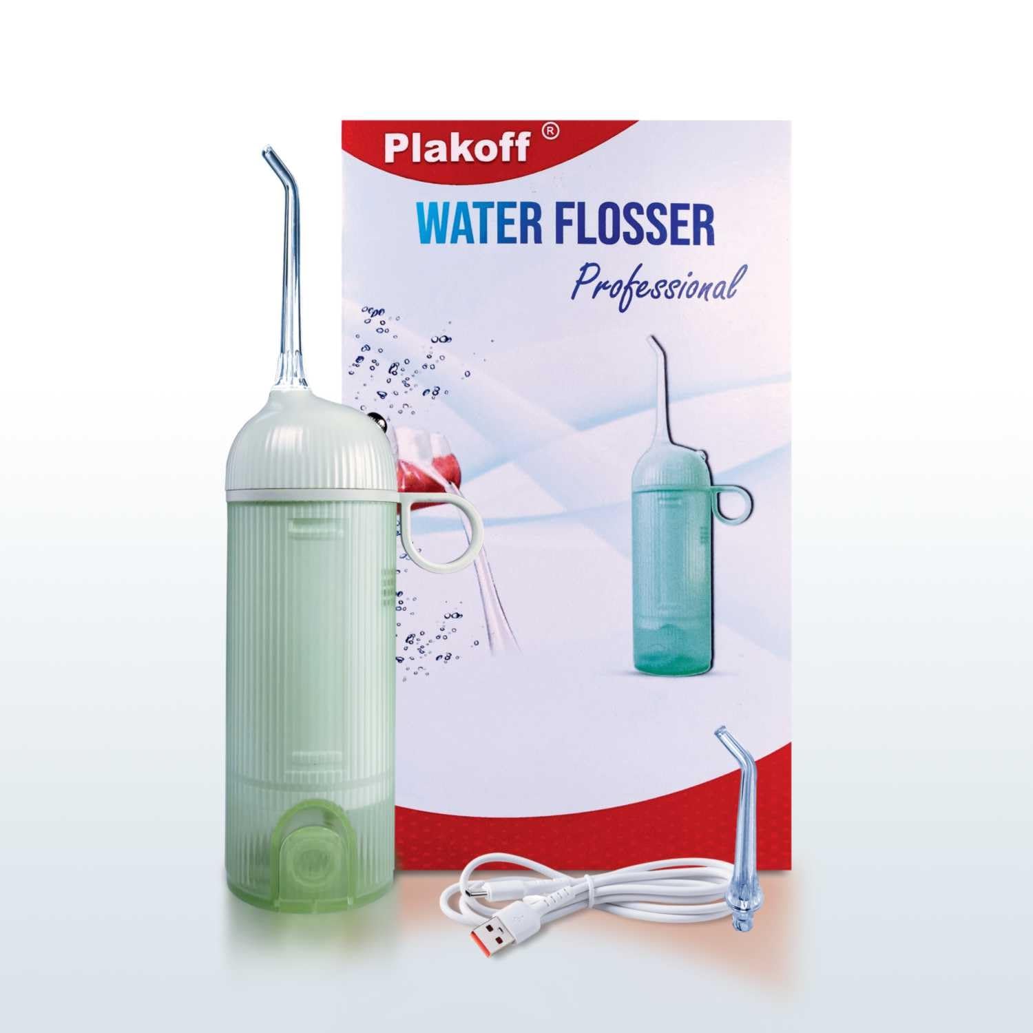 Plakoff Water Flosser for 360°Dental Care | 3 Modes with 2 nozzles | 160 ml, Pack of - 1 (B0CPFGZLT6) Amazon Price History, Amazon Price Tracker