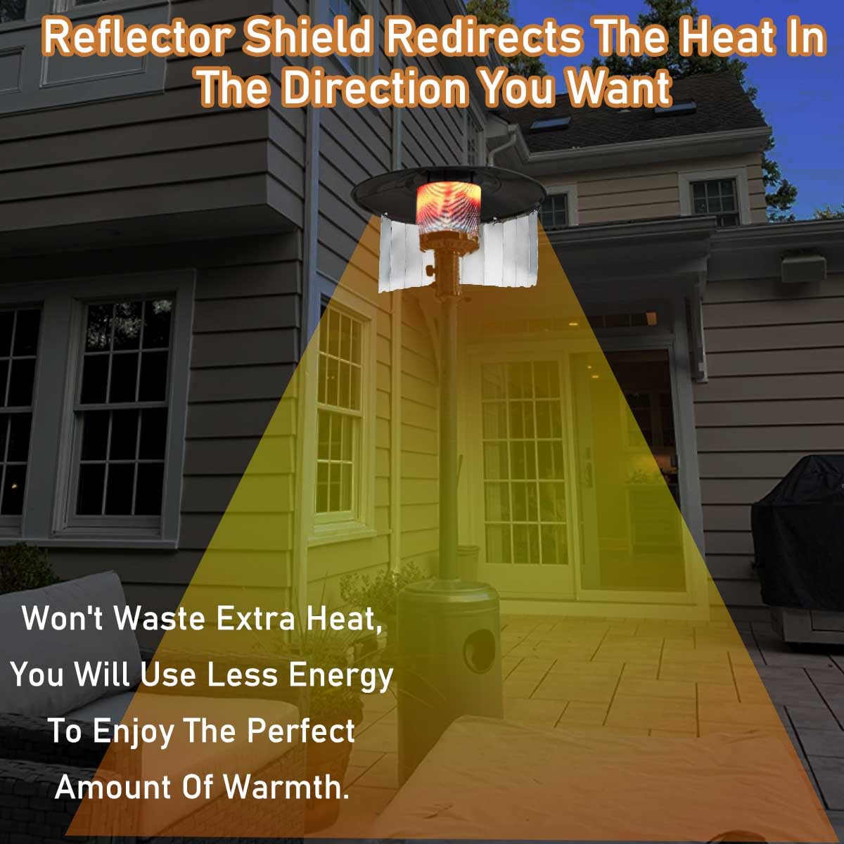 Outdoor Heater Replacement Parts MOARON Heater Focusing Reflector