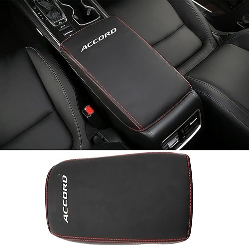 Miniatura 10 de LEXLEY Funda para reposabrazos para consola central, impermeable, antiarañazos, de cuero, para Honda Accord 2018, 2019, 2020, 2021, 2022, costuras