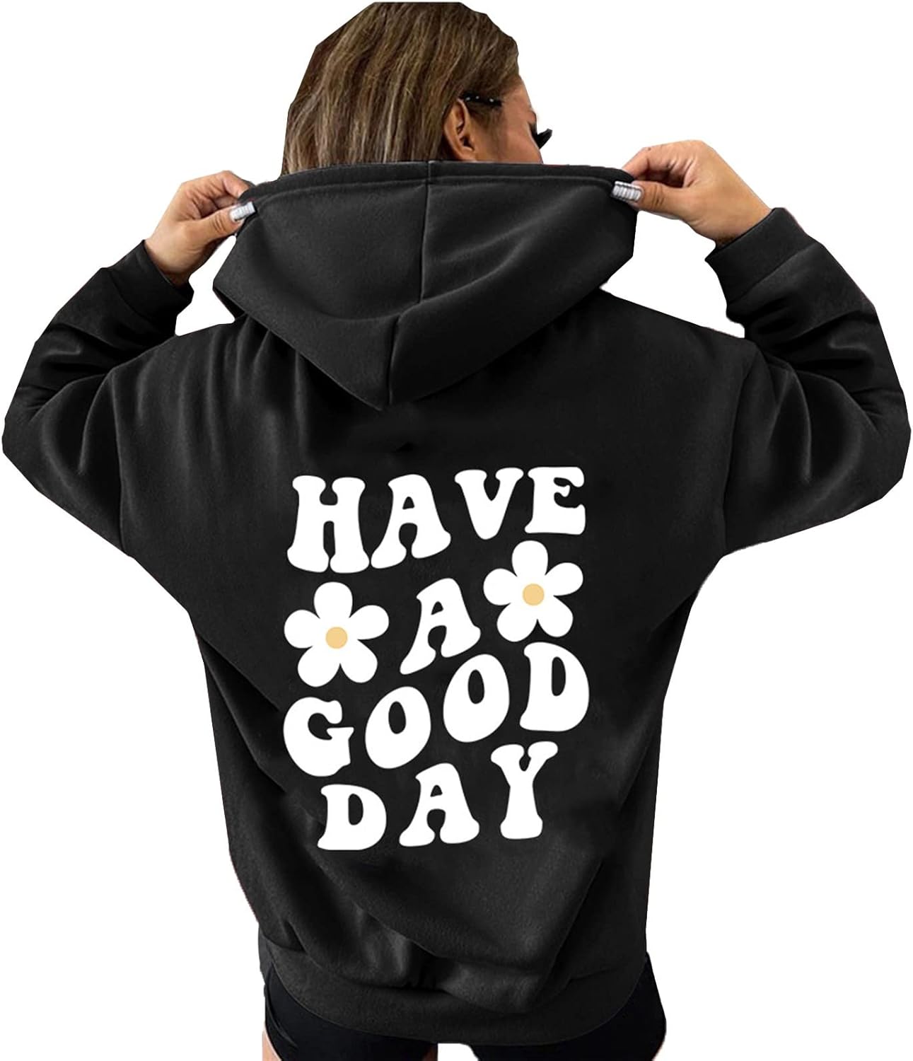 Sudadera con capucha azteca para mujer, estilo étnico occidental, con estampado geométrico, cordón para invierno, otoño y vaquera