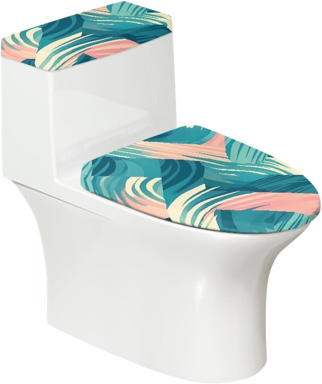 Costom Toilet Tank Covers for Bathroom,Personalized Toilet Seat Lid Cover Home Decor Costom Image/LogoTank Protector