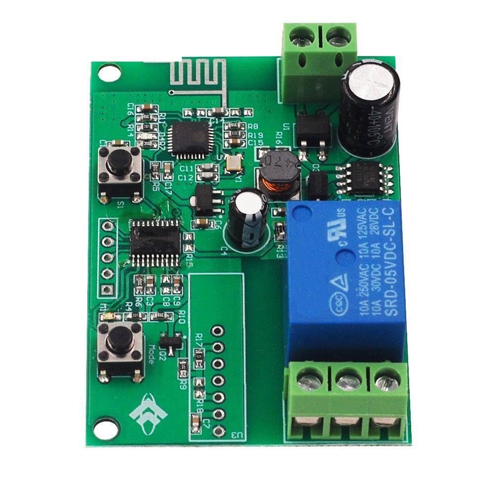WiFi Relay Module DC 8-80V Power Supply Timed Access Control Switch Support Phone APP Smart Home Wireless WiFi Module