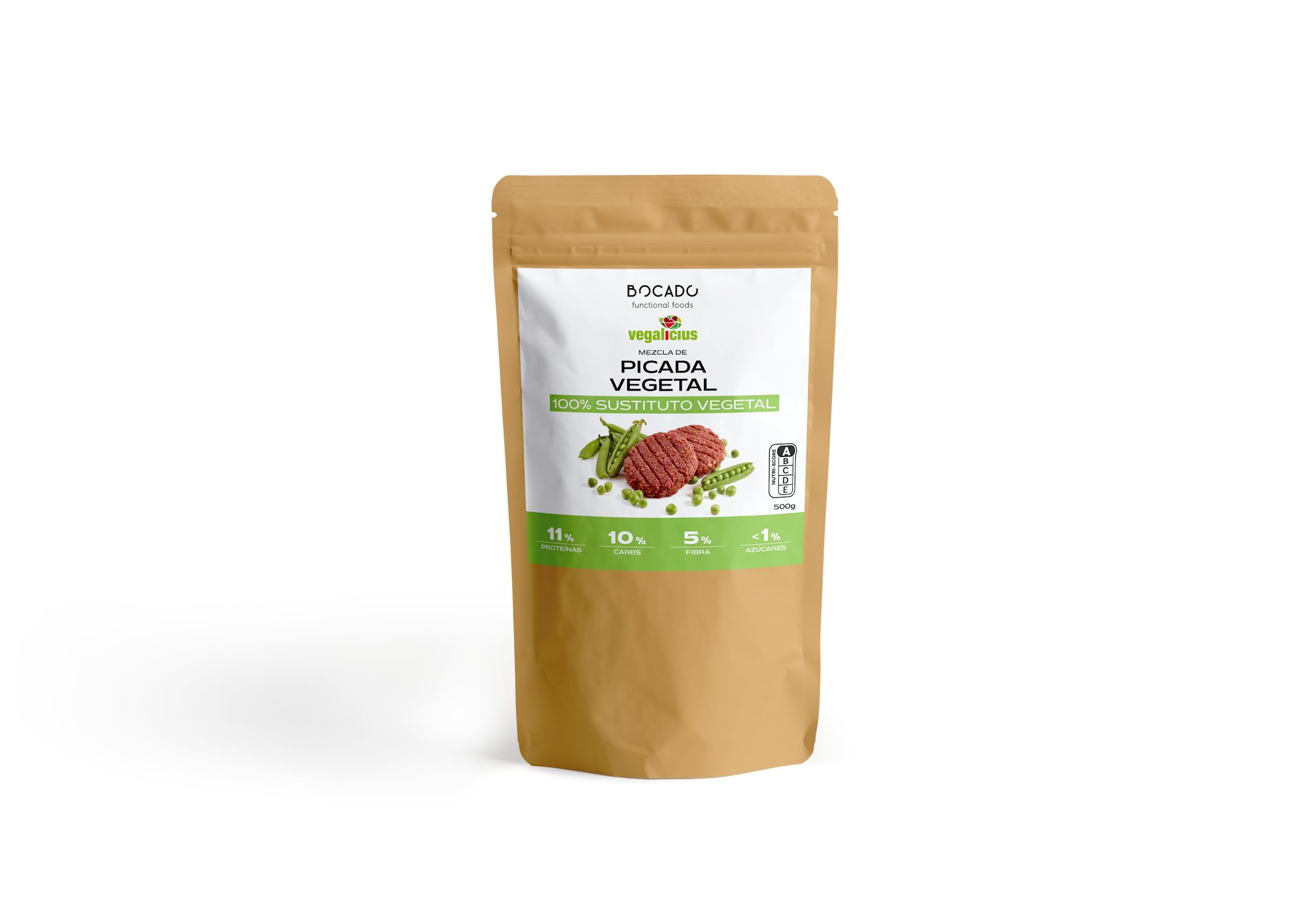 Mezcla para preparar Picada Vegetal - Carne 100% vegana - Gluten Free - Alta en proteínas