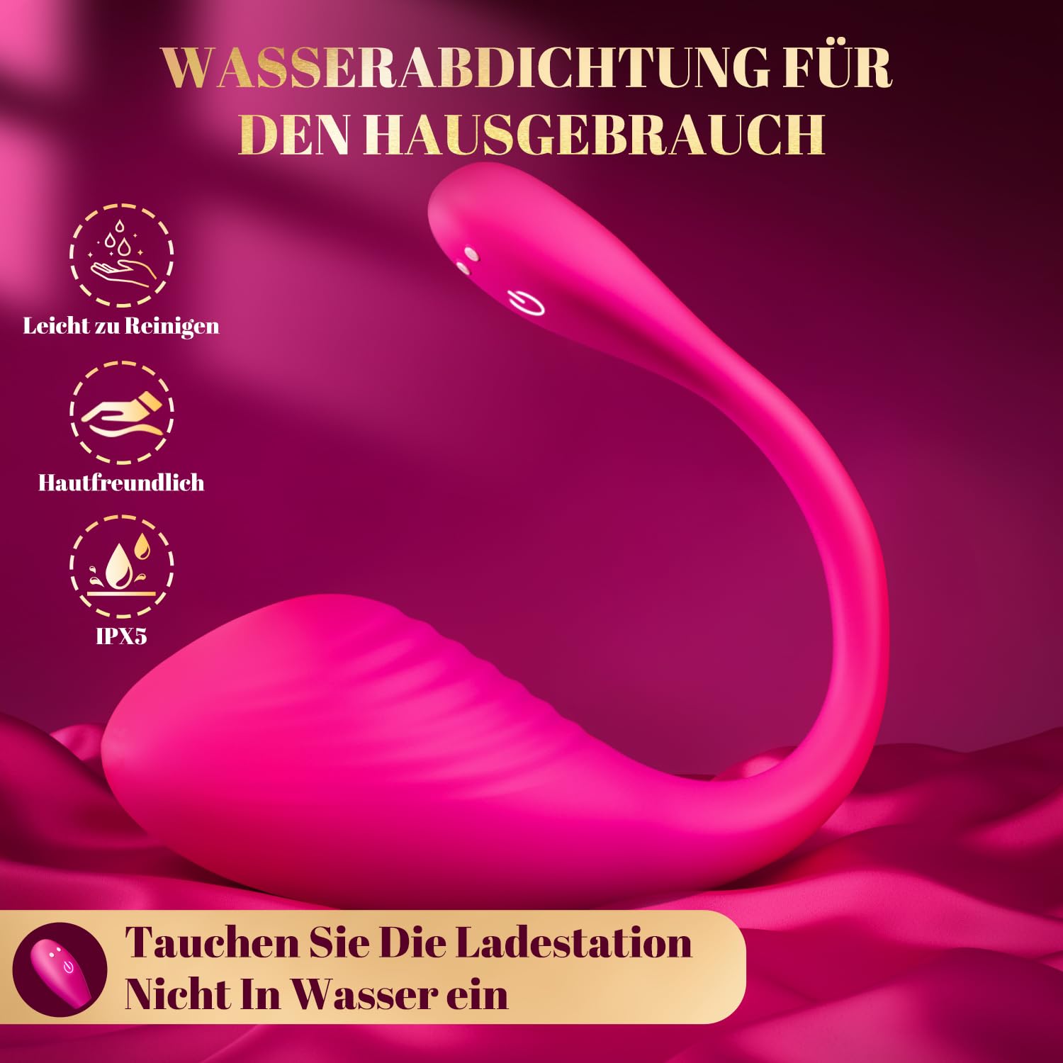 Vibromasseurs Sex Toýs Femme avec APP, Vibromasseurs Feminin à Distance Sex Toys avec 9 Vibration, Oeuf Vibrant à Distance Sex Toýs Couple Cathéter et sonde urinaire