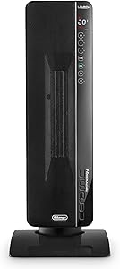 De’Longhi TCH8993ER.BC Tower Fan Heater, Ceramic Technology, Quiet, 3 Power Levels, Summer Ventilation, 24H TIMer, Eco-Plu…