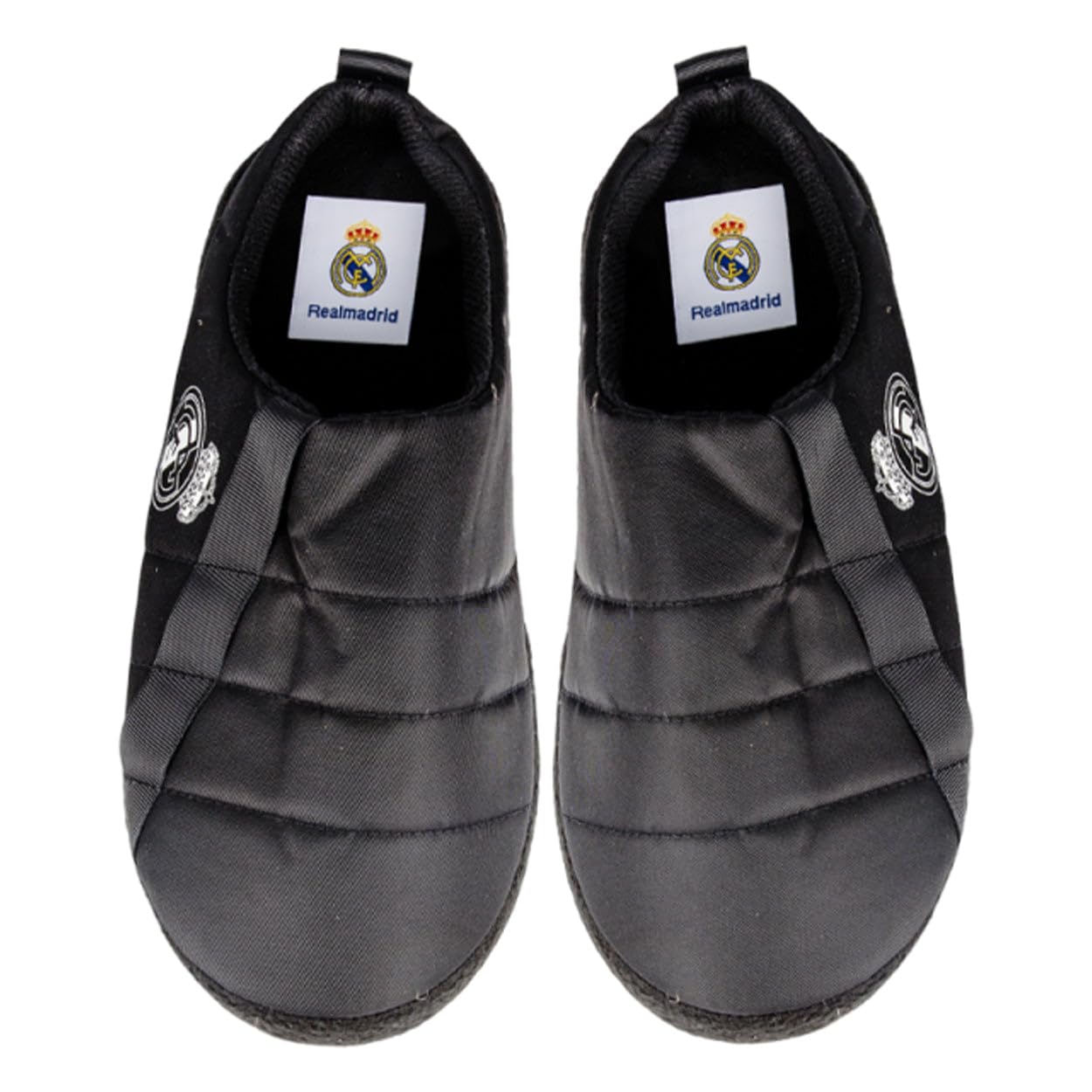 MARPEN SLIPPERS, Zapatillas Real Madrid CF Oficiales Licenciadas Acolchadas para Hombre o Mujer, Zapatillas de Casa y Viaje