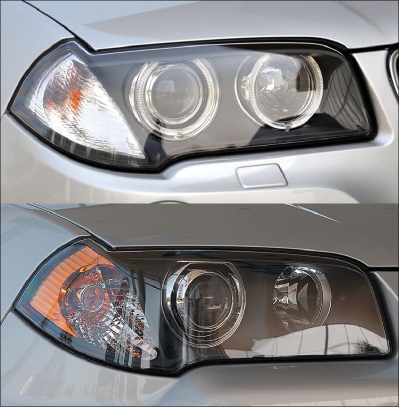 Cache Phare Transparent Pour BMW E92 E93 2006-2010 - Gauche Ou Droite - En Polycarbonate Anti-UV