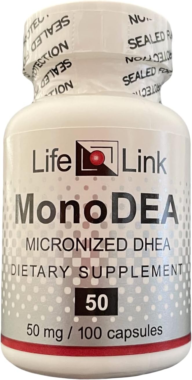 LifeLink DHEA MonoDEA (dehydroepiandrosterone) 50 mg x