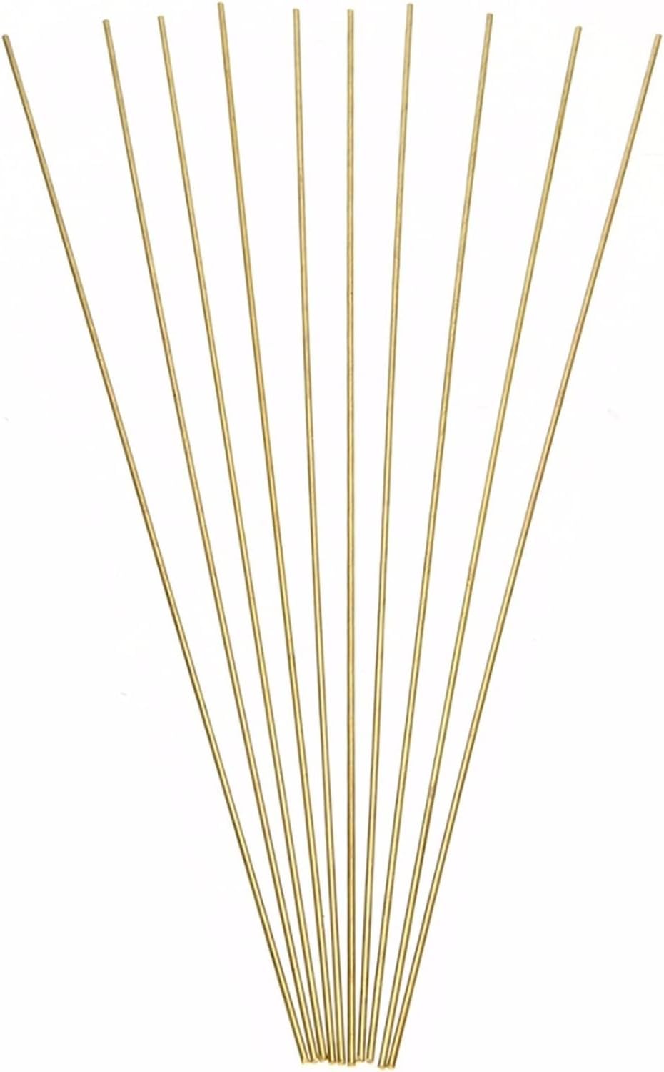 Yatuopng Onecolor 10Pcs 250Mm Length Brass Rods Wires Sticks For Repair Brazing Soldering Durable Welding Bars Rod