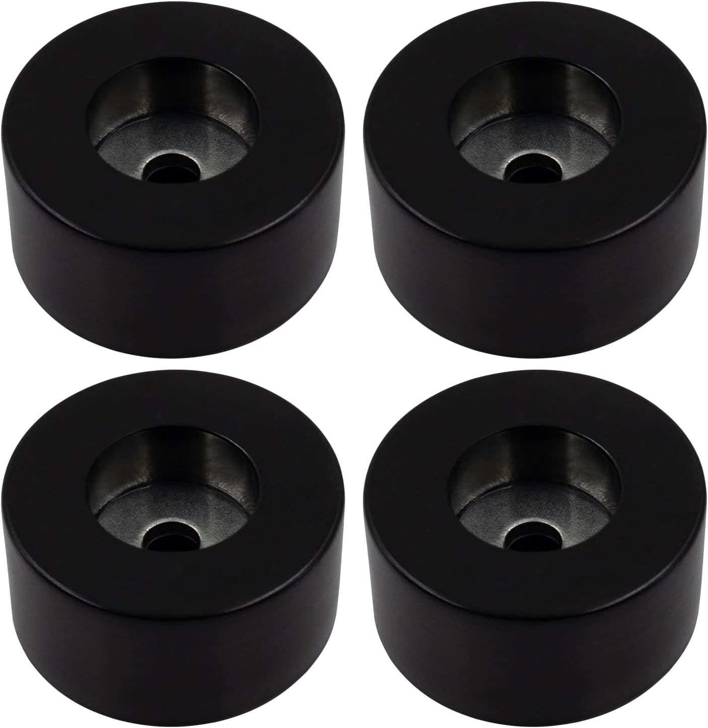 4-Pack Air Compressor Rubber Feet Replacement Foot Mount Vibration Pads, 192310GS Anti Vibration Rubber Feet Isolation Pads for Generators & Pressure Washers, Universal (With 4 Screws & Nuts)