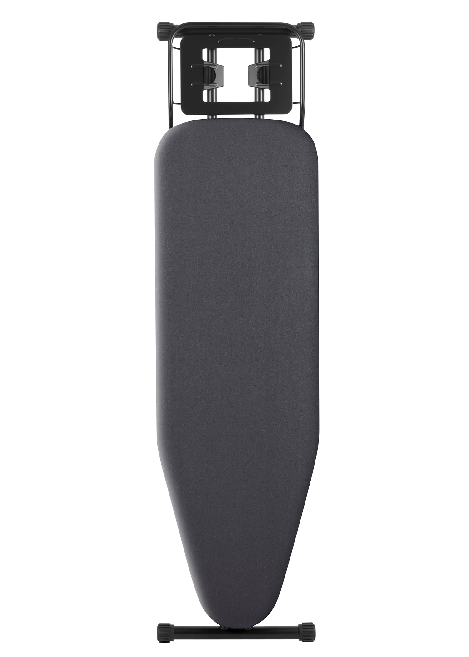 Aoufottes - Planche à repasser de luxe robuste avec repose-fer - Vapeur et pieds antidérapants - Structure stable - Hauteur réglable