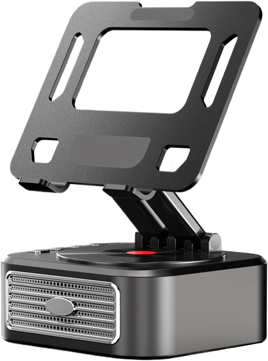 Phone Holder with Speaker Rotatable Tablet Phone Holder with Wireless