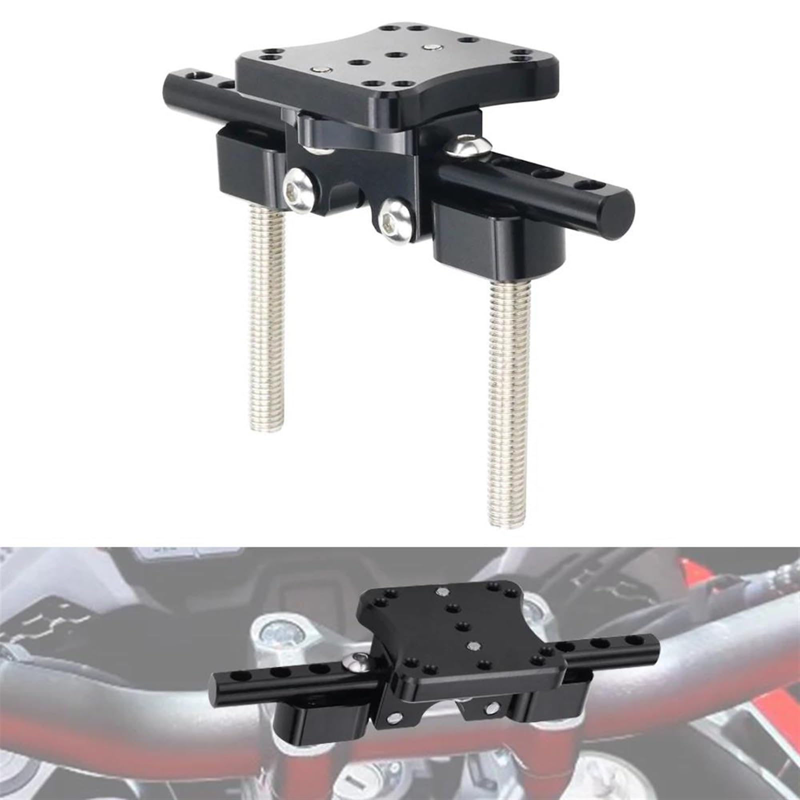 Soporte Móvil Bicicleta para Suzuki para GSX-S1000/F para GSX-S750 para DR-Z400SM para DR 125 SM para V-Strom 250/650/1000/1050XT Soporte Montaje Navegación GPS Motocicleta Soporte Teléfono Bici