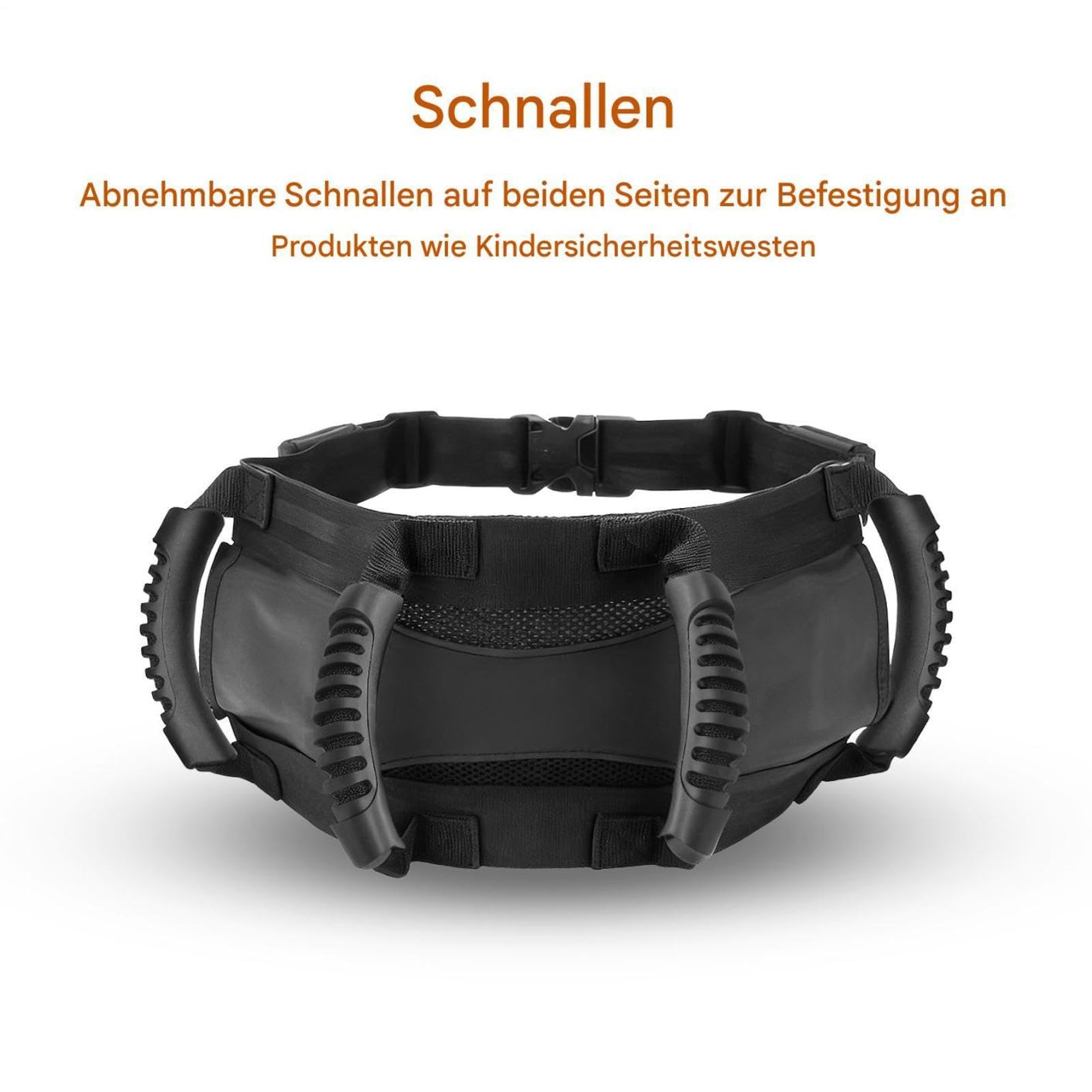 Motorrad-Beifahrer-Haltegriff – Verstellbarer Beifahrer-Sicherheitsgurtgriff | Rücksitz-Beckengurt-Haltegriff Für Einfaches, Stabiles Fahren, Oxford-Stoff, 40 X 15 Cm, Verstellbar Von 63,5–156 Cm, Für