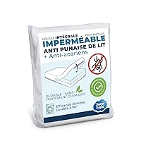 SWEET NIGHT - Fodera integrale materasso 90x200 cm | impermeabile | anti