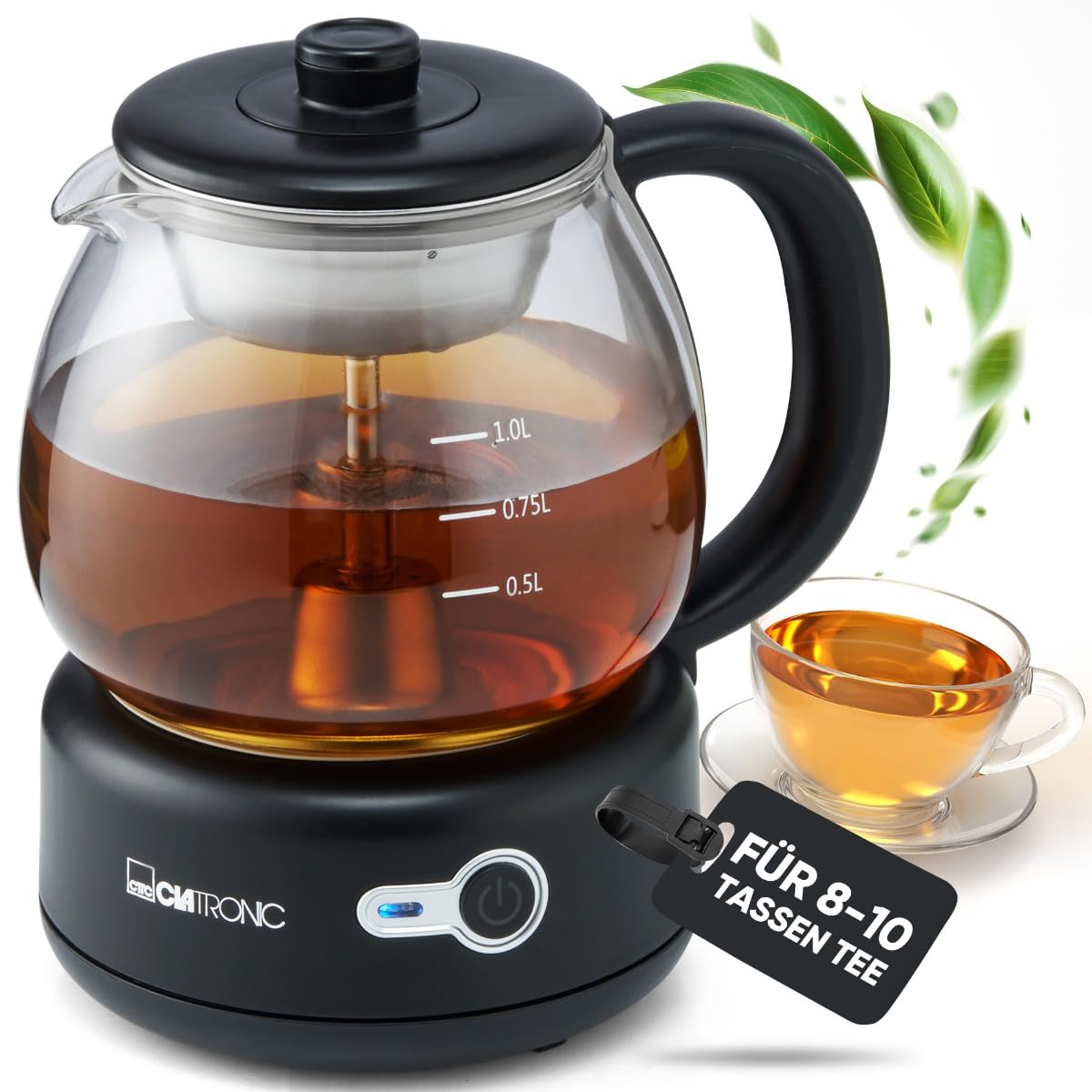 Clatronic TK 3715 noir Théière électrique 1,0L