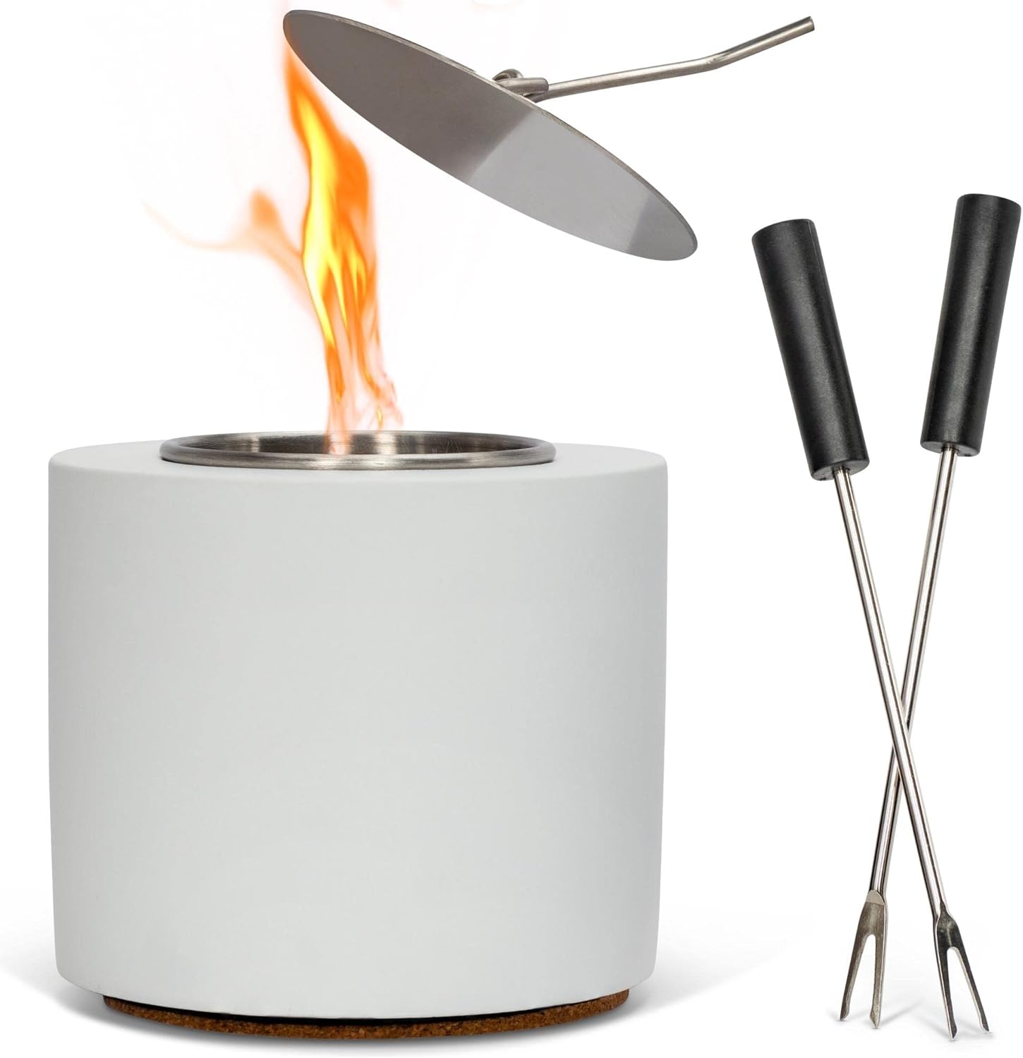 ByRoss Home Tabletop Fire Pit Kit for Outdoor and Indoor