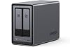 UGREEN NASync DXP2800 2-Bay Desktop NAS Intel N100 Quad Core Processor 8GB DDR5 RAM 2.5GbE Ethernet 2×M.2 NVMe Slots HDMI 4 K Network Storage for Home and Office (Hard Drives Not Included)