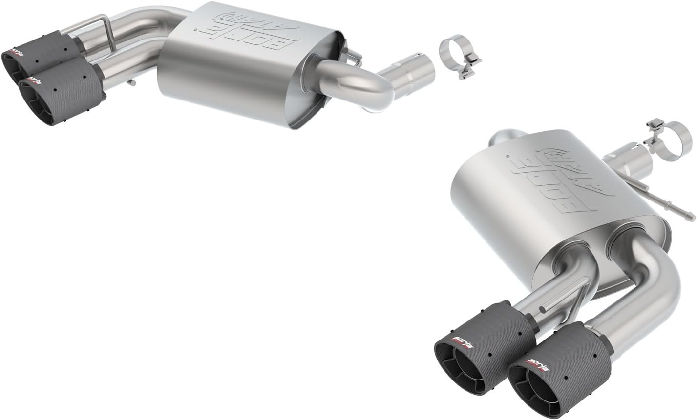 Borla 11921CFBA Borla 2016 Chevy Camaro SS V8 AT/MT ATAK Rear Section Exhaust w/o Dual