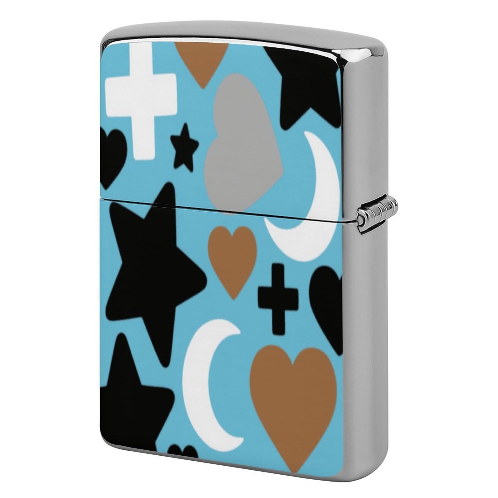 Fekiloot Style Irregular Pattern Lighter Case Cover Metal Lighter Case
