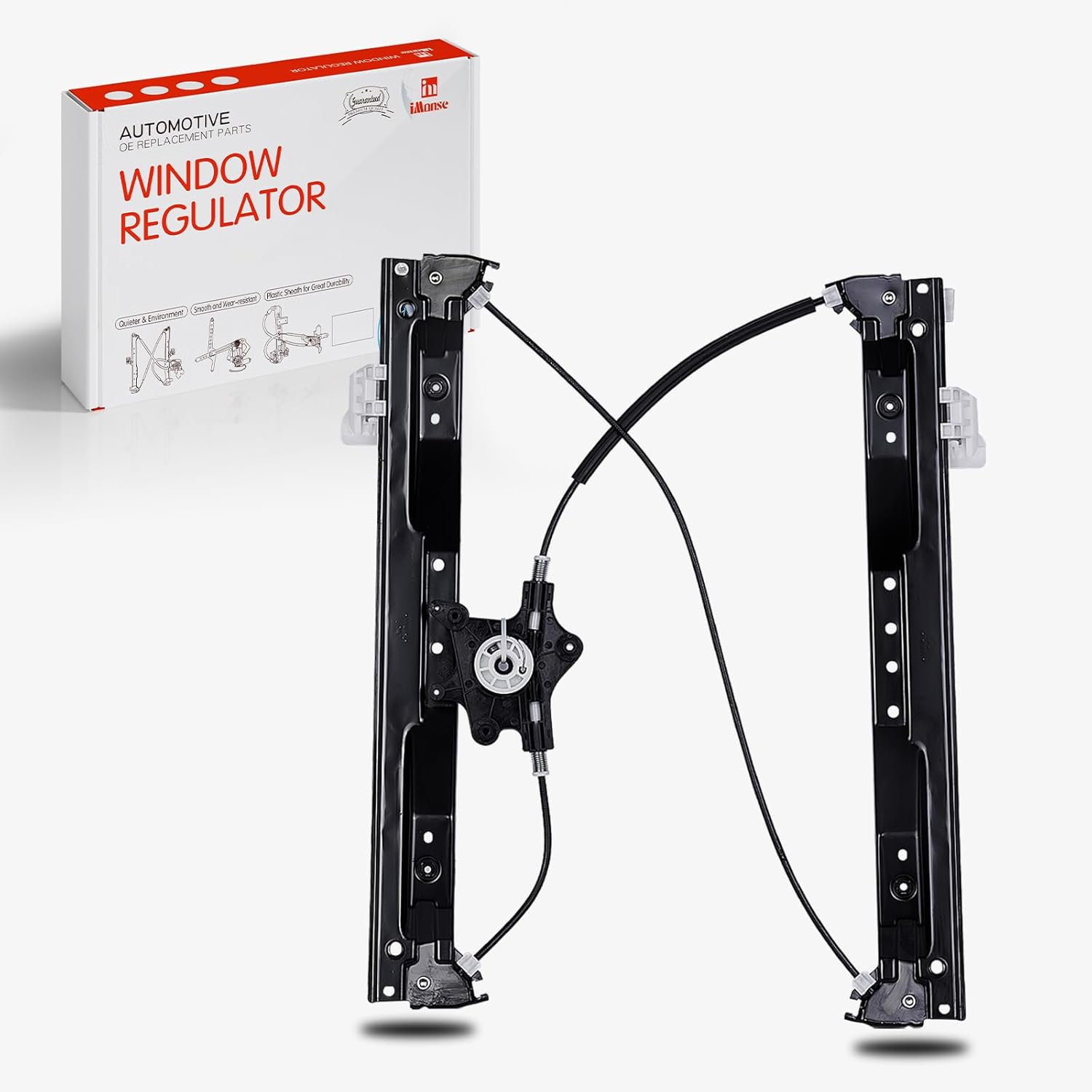 Power Electric Window Regulator Without Motor Replacement for Town & Country Dodge Grand Caravan Ram C/V Volkswagen Routan 2008-2018 Front Driver Side, 749-508