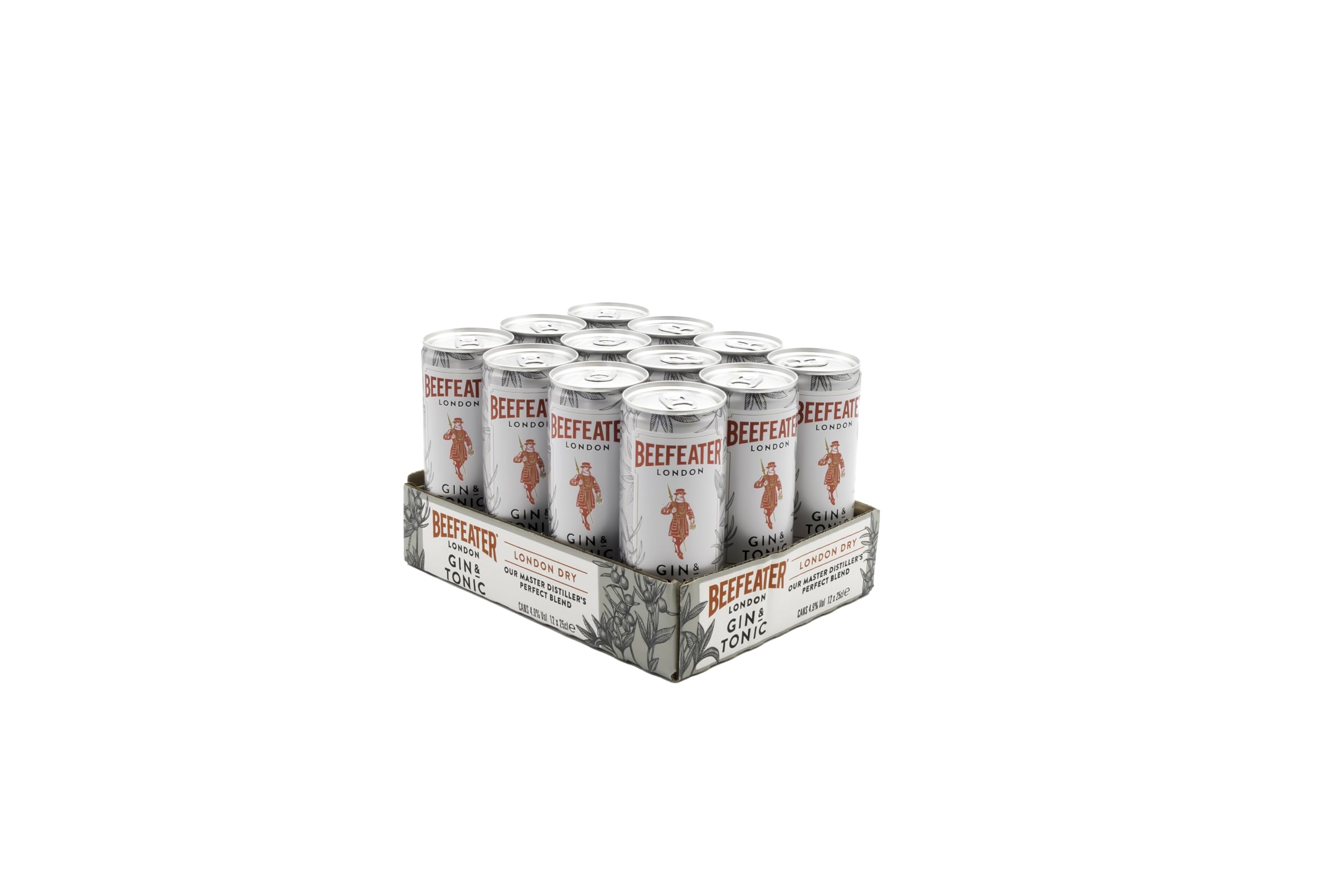 Beefeater Gin&Tonic REDI Cóctel 12 unidades - 250 ml
