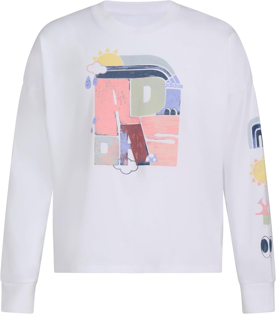 adidas Camiseta de manga larga para niñas