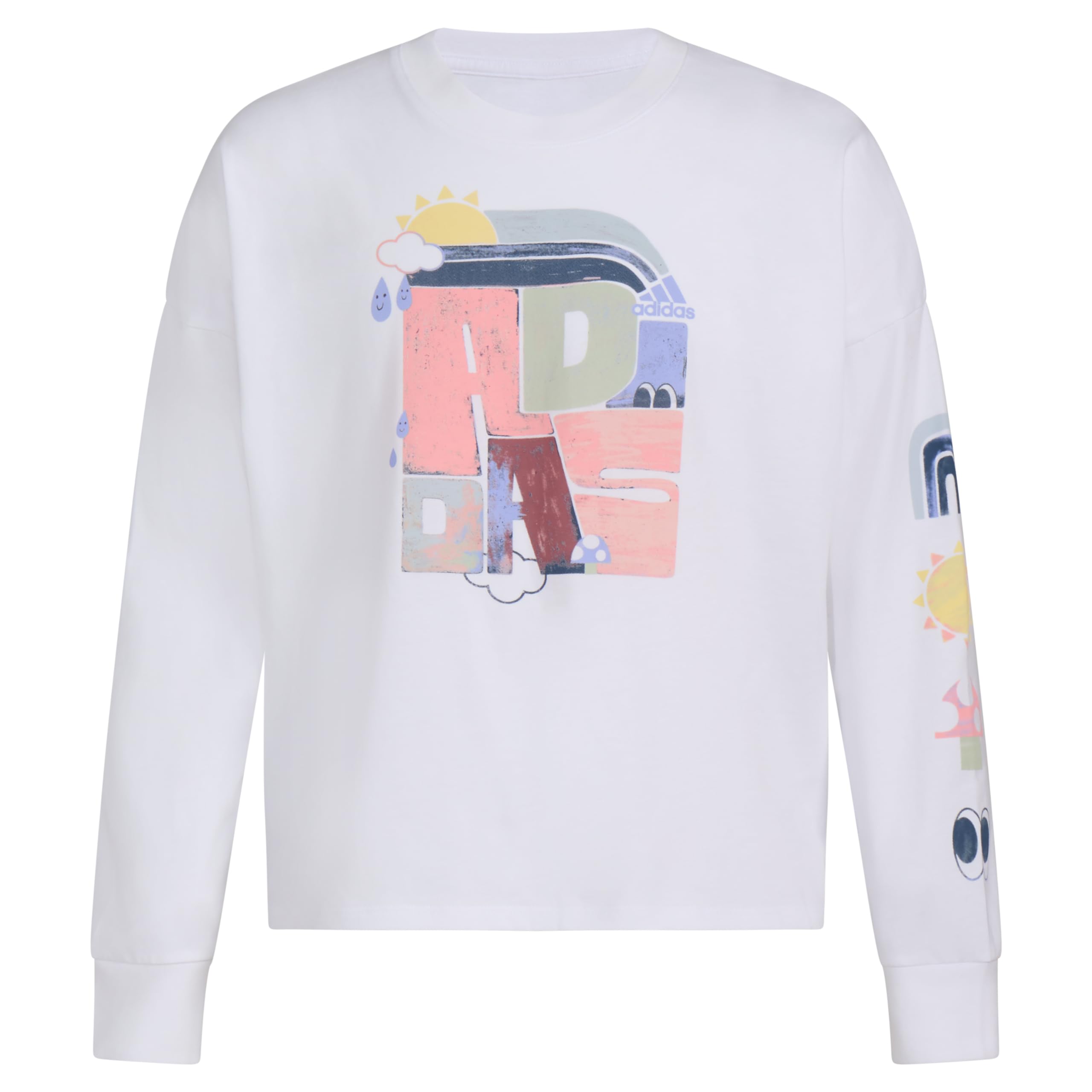 adidas Camiseta de manga larga para niña