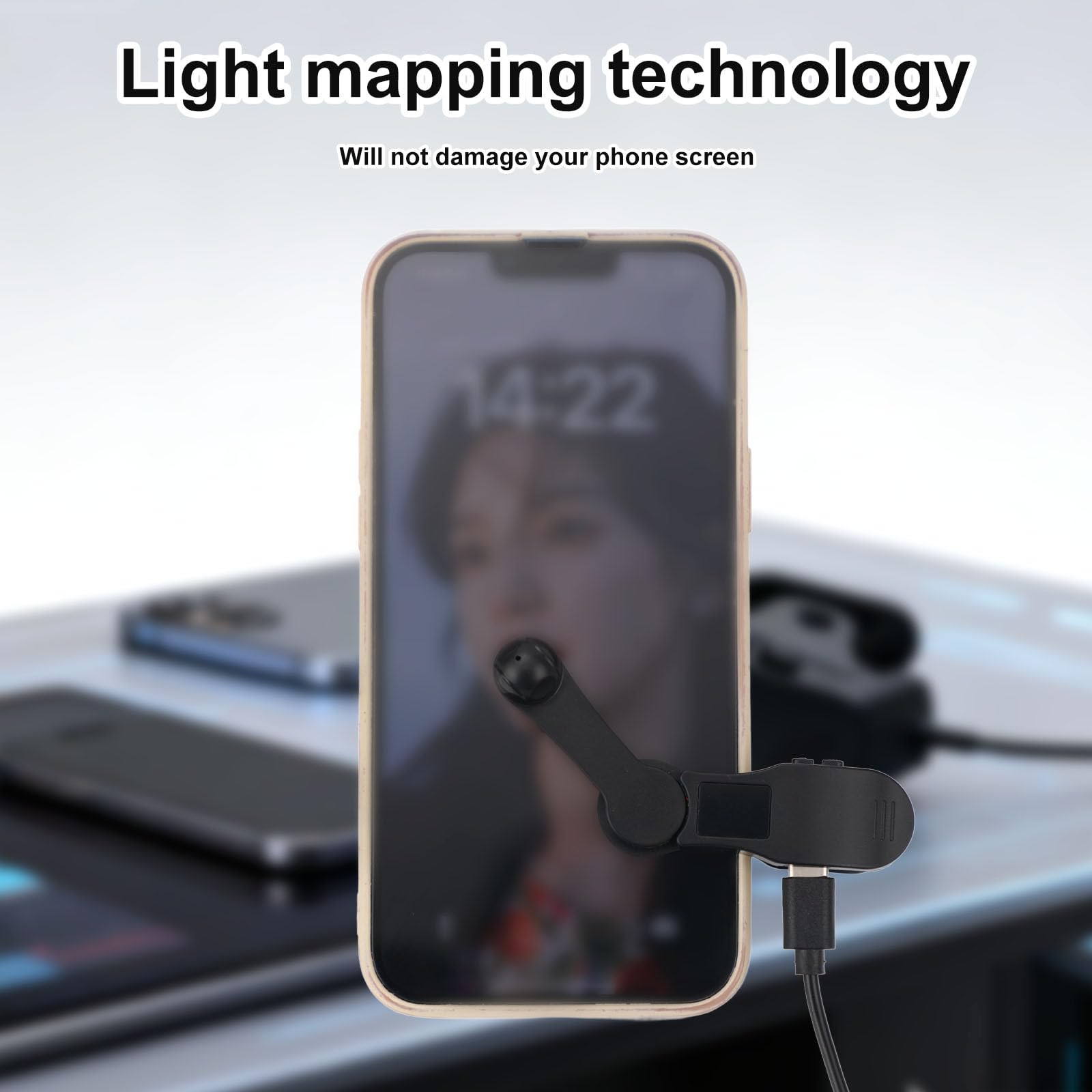 Auto Clicker per Smartphone, Tapper Schermo Telefono a velocità Regolabile con Cavo Dati Dispositivo Auto Tapping 180° Ruotabile per iOS Android Tablet Trasmissione Live Offerta Lampo (Nero)