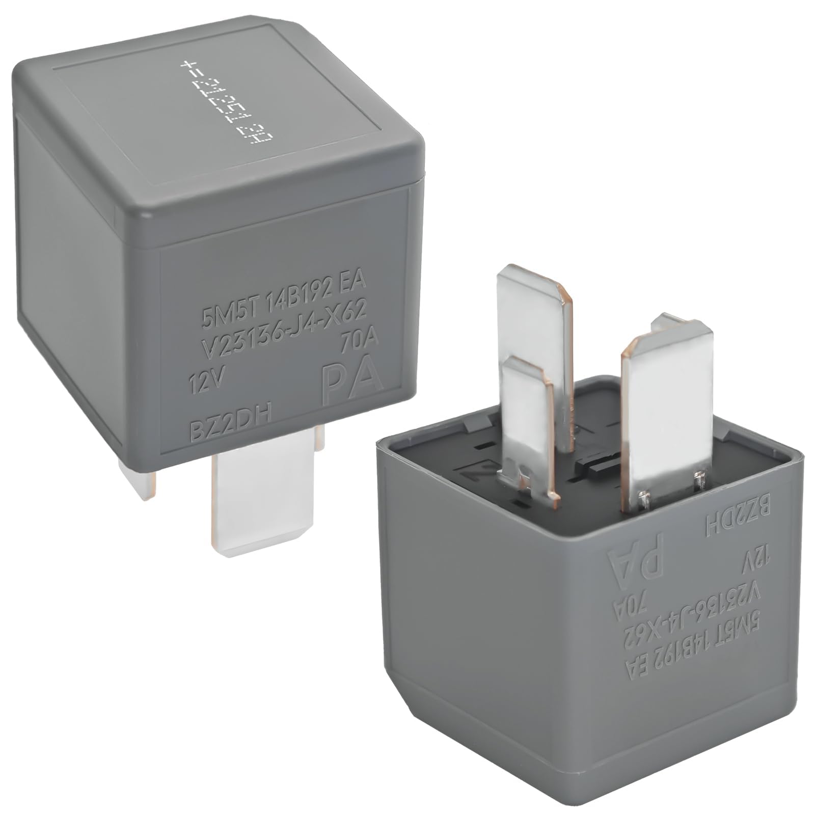 5M5T14B192EA V23136-J4-X62 Relay (Pack of 2) - 12V 70A 4-Pin Automotive Relay for Electrical Systems - Direct Replacement for 1425754, F80B-14B192-AA-image-36