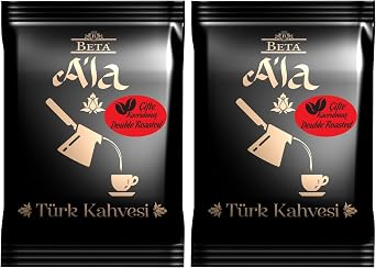 BETA A'La Çifte Kavrulmuş Türk Kahvesi Metalize Poşet 100 Gr (2 paketi)