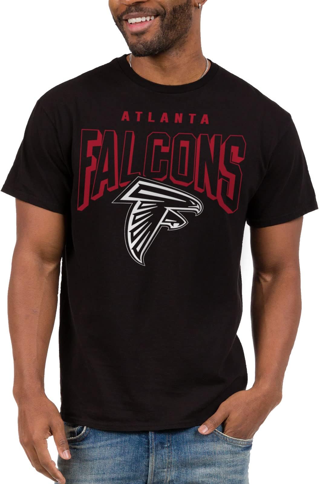 Junk Food Clothing x NFL - Bold Logo - Short Sleeve Fan Shirt for Men and Women - Officially Licensed NFL Apparel