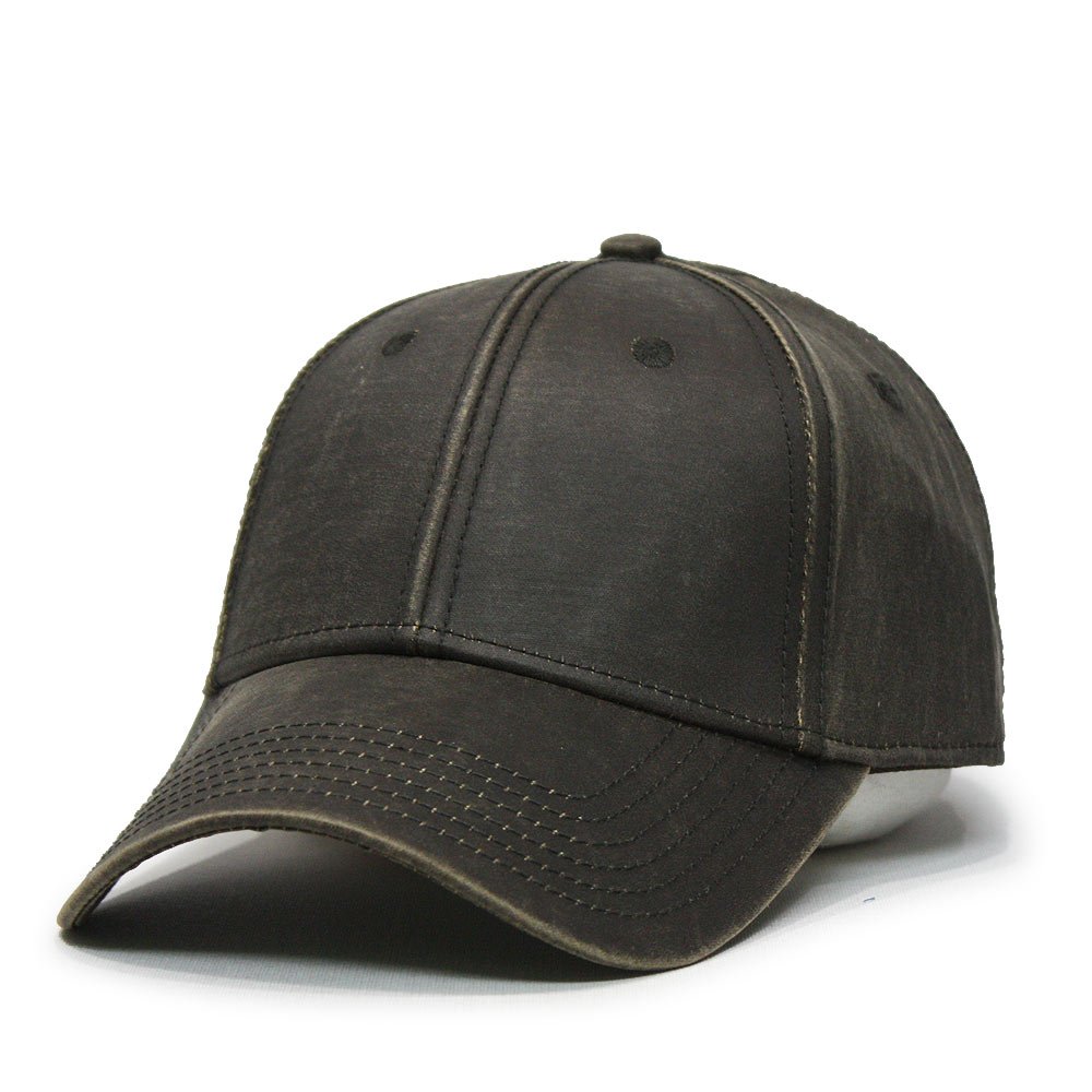 The Vintage Year Heavy Washed Wax Coated Adjustable Low Profile Baseball Cap