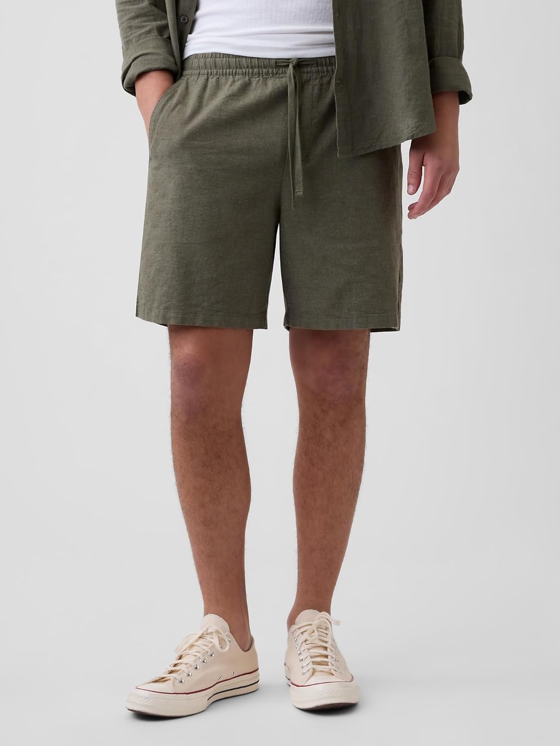 Gap Men's 7" Essential Linen Short