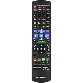 Replacement Remote Control Panasonic Recorder IR6 for Panasonic Blu Ray Disc Recorder