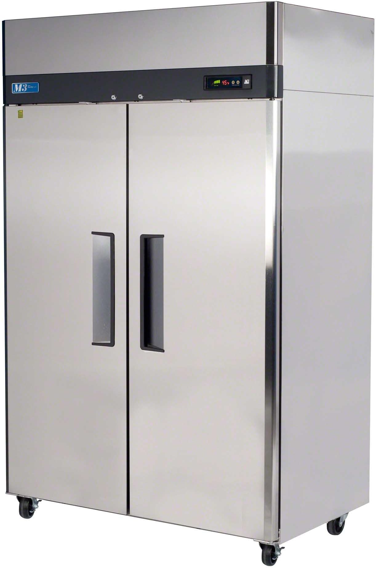 Turbo Air M3R47-2 Solid Door Reach-in Refrigerator