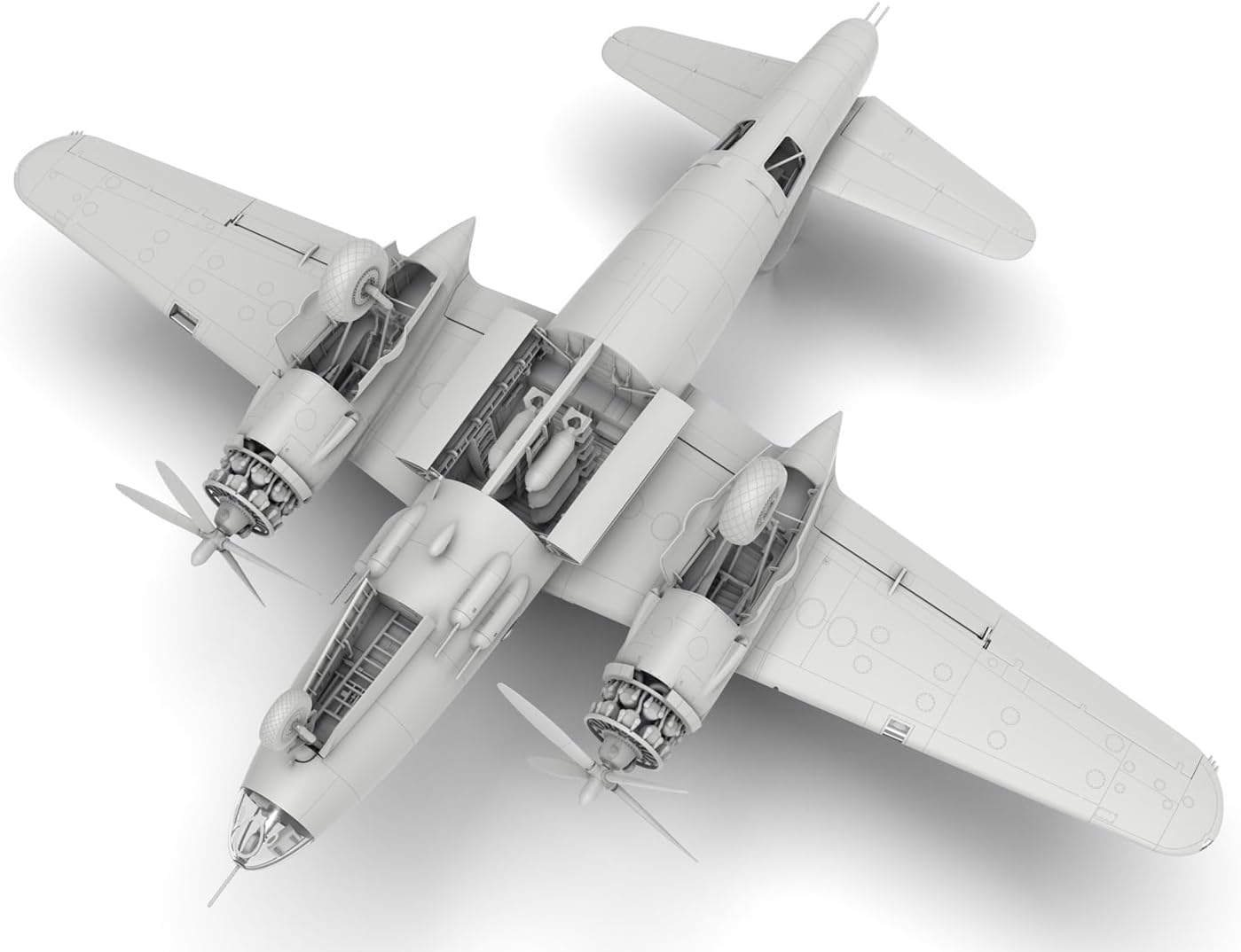 ICM 48320 - B-26B Marauder, WWII American Bomber (100% New molds) - Scale 1:48